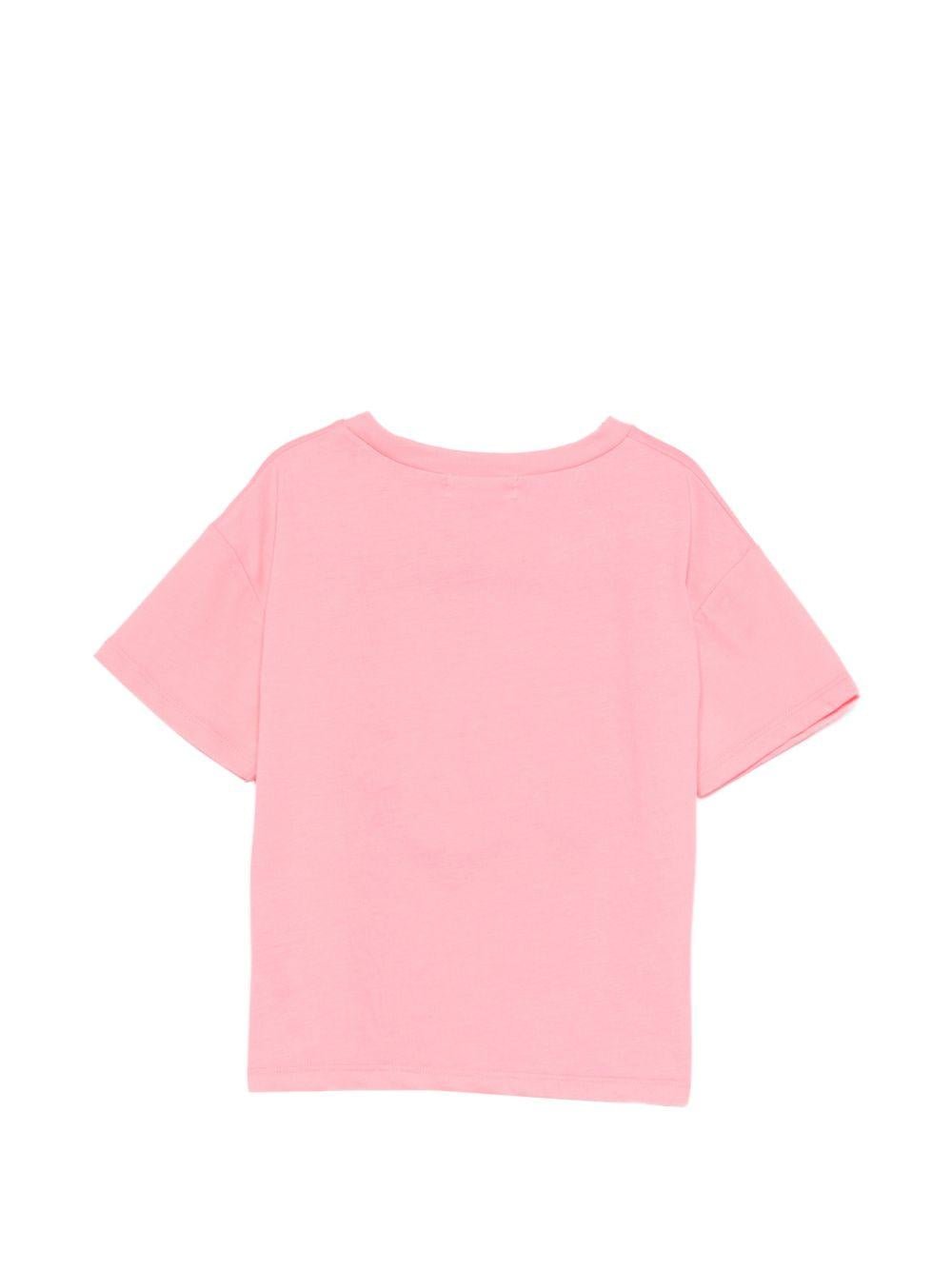 T-shirt per bambina Billieblush rosa con scritta "love" sul davanti - Rubino Kids