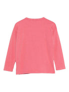 T-shirt per bambina Bobo Choses rosa con stampa grafica a mano - Rubino Kids