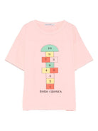 T-shirt per bambina Bobo Choses rosa con stampa grafica - Rubino Kids