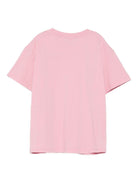 T-shirt per bambina Stella McCartney rosa con stampa logo - Rubino Kids