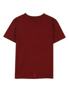 T-shirt per bambini Givenchy Kids rossa con logo frontale - Rubino Kids