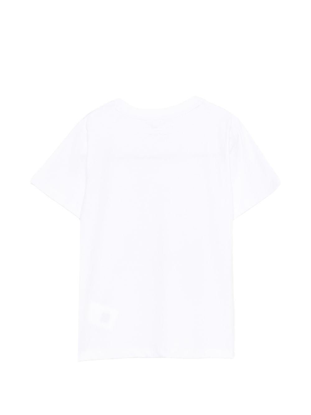 T-shirt per bambini Stella McCartney Kids bianca con stampa stelle marine - Rubino Kids