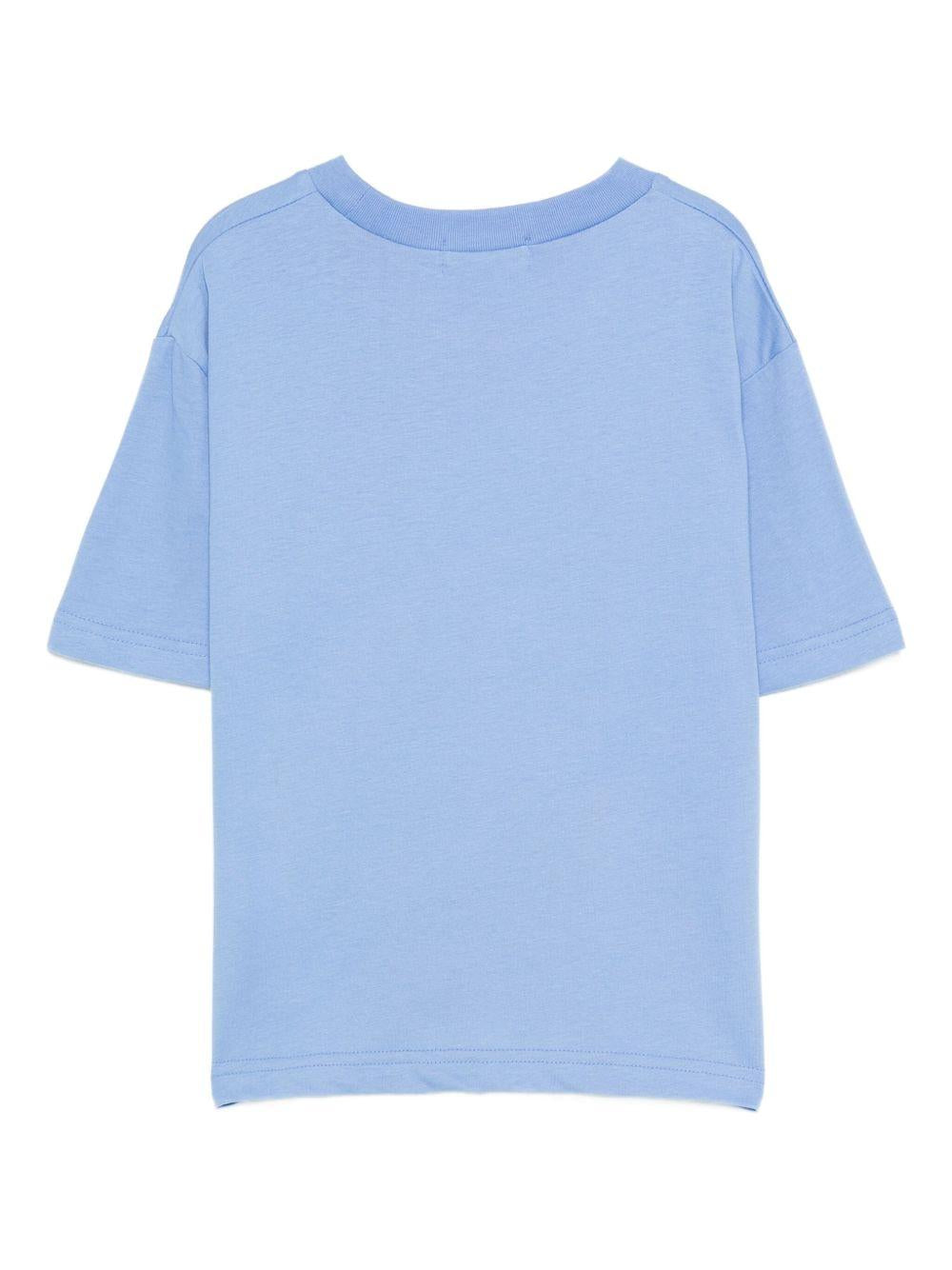 T-shirt per bambino Billieblush azzurro con stampa grafica - Rubino Kids