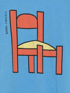 T-shirt per bambino Bobo Choses azzurra con stampa sedia - Rubino Kids