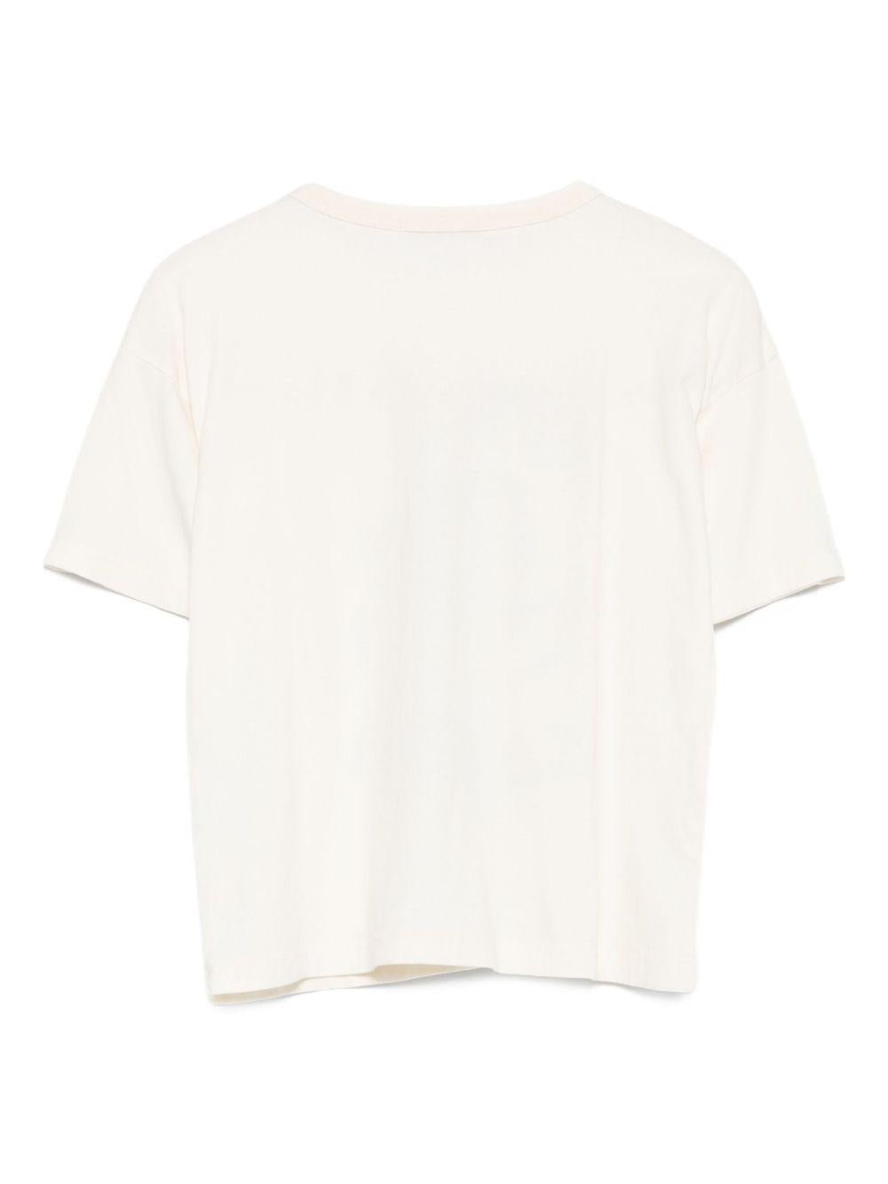 T-shirt per bambino Bobo Choses bianca con stampa - Rubino Kids