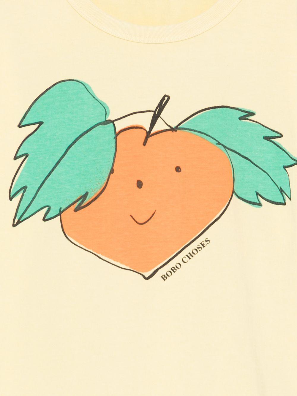 T-shirt per bambino Bobo Choses giallo con stampa grafica sul davanti - Rubino Kids