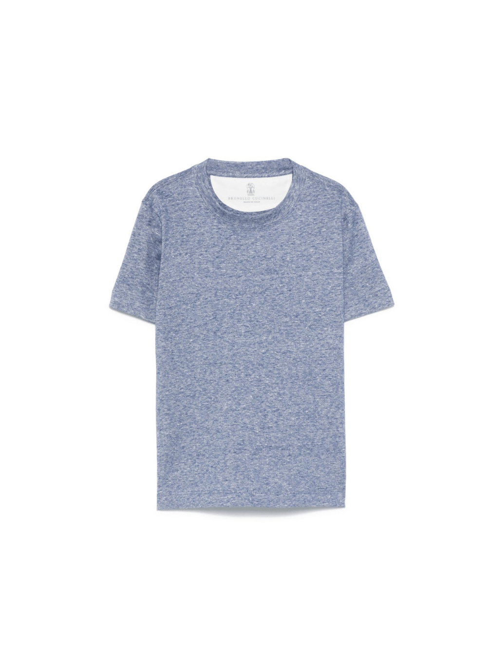T-shirt per bambino Brunello Cucinelli Kids blu mélange - Rubino Kids
