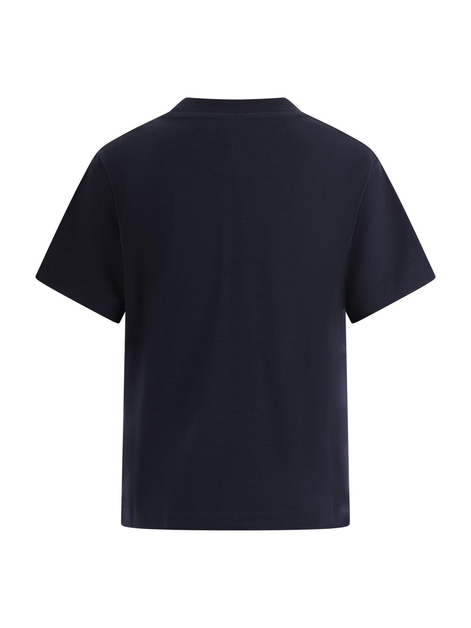 T-shirt per bambino Emporio Armani Kids blu con stampa pallina da baseball - Rubino Kids