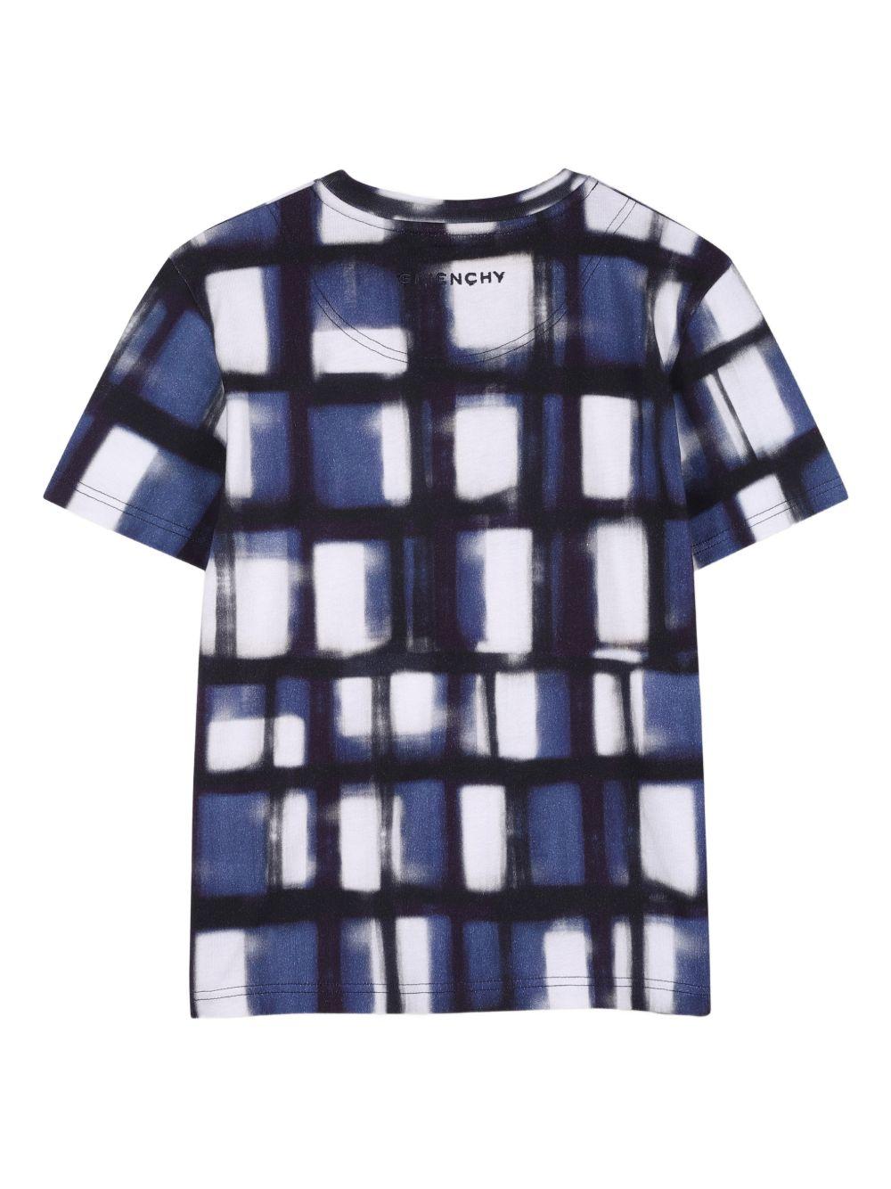 T-shirt per bambino Givenchy Kids multicolore con stampa grafica - Rubino Kids
