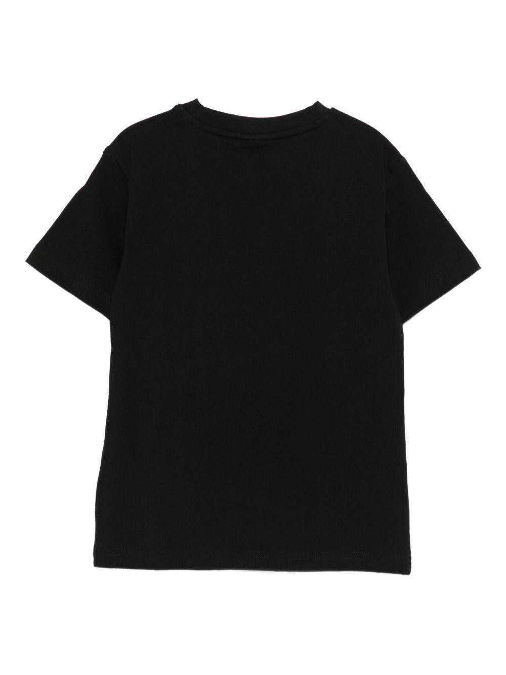 T-shirt per bambino Hugo Kids nera con stampa grafica - Rubino Kids