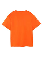 T-shirt per bambino Kenzo Kids arancione con stampa Head Tiger - Rubino Kids