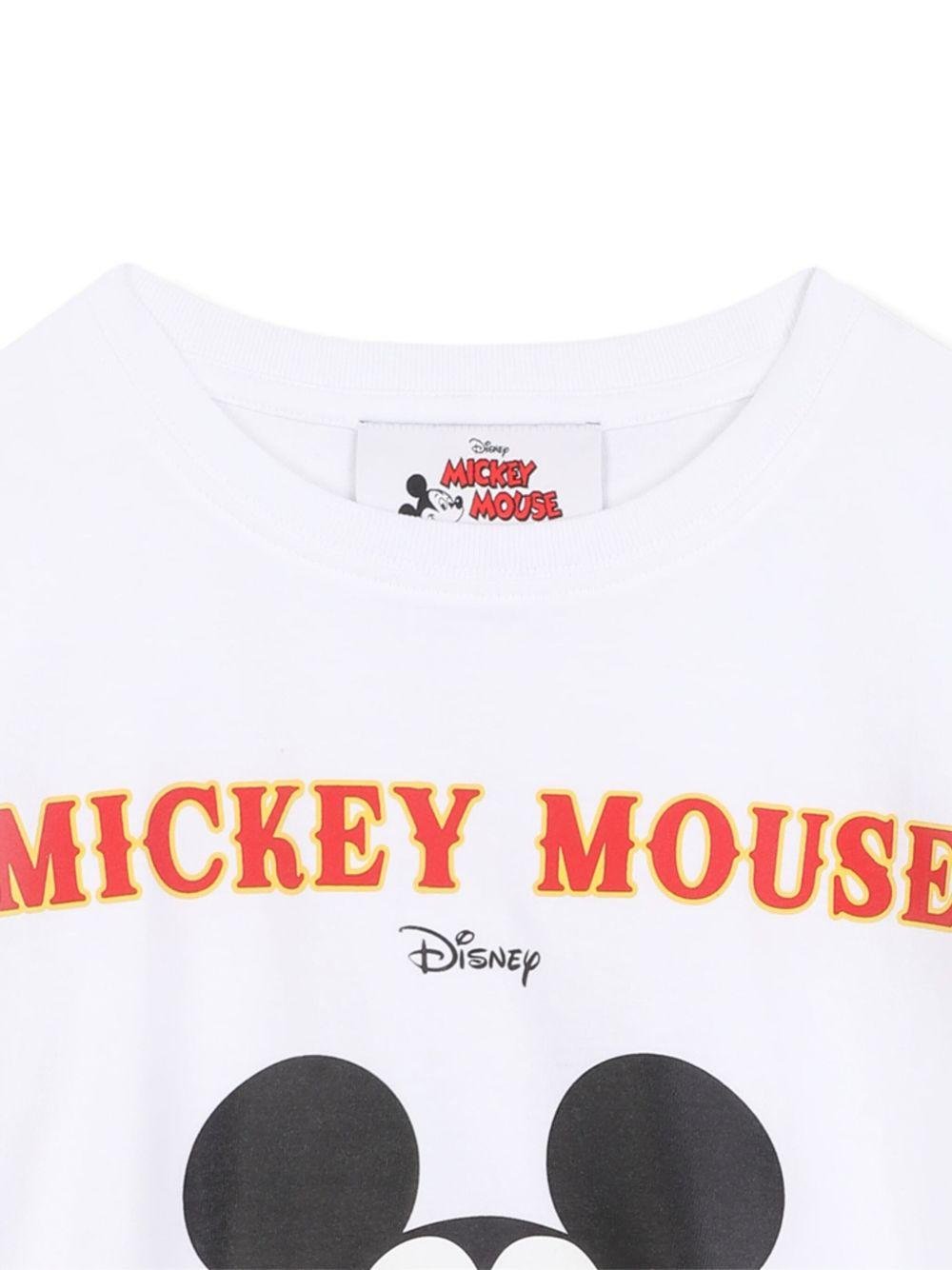 T-shirt per bambino Marc Jacobs Kids x Disney Mickey Mouse bianca con stampa grafica - Rubino Kids