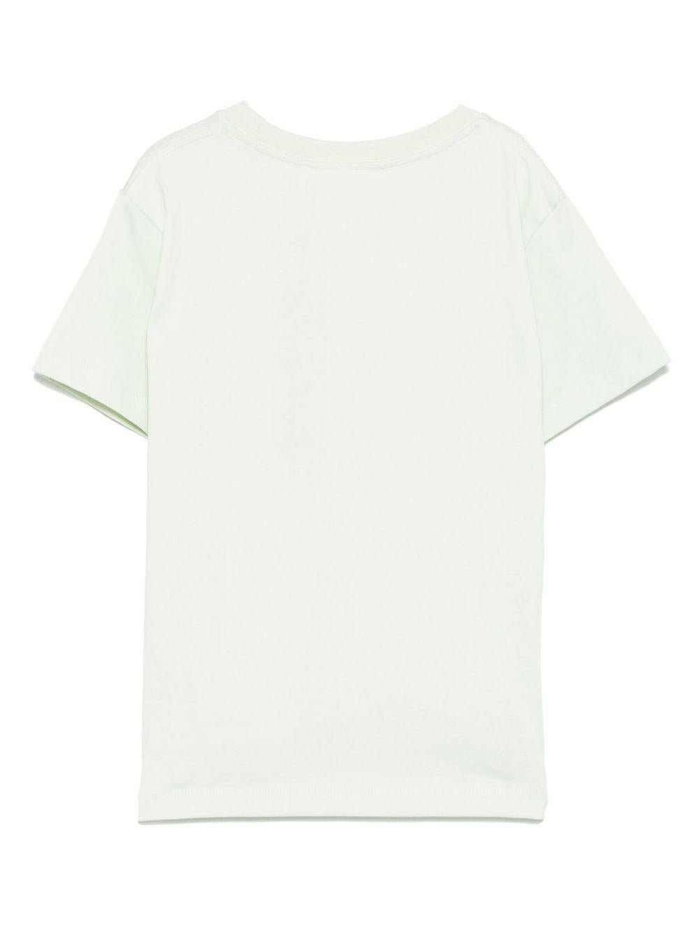 T-shirt per bambino Molo Rame verde con stampa grafica - Rubino Kids