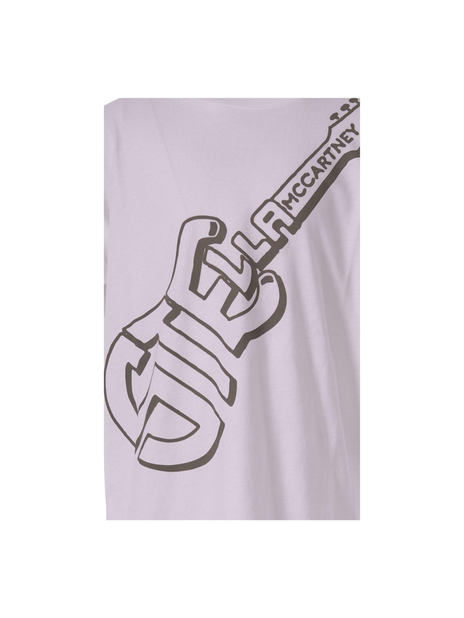 T-shirt per bambino Stella McCartney Kids bianca con stampa grafica sul davanti - Rubino Kids