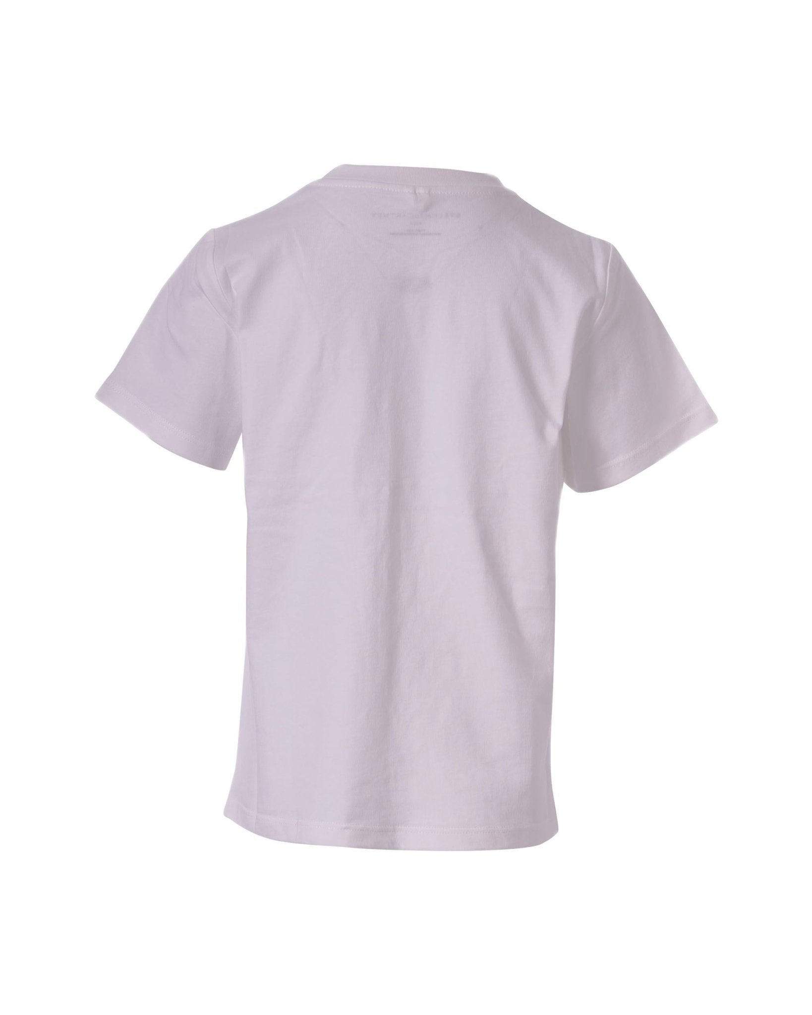 T-shirt per bambino Stella McCartney Kids bianca con stampa grafica sul davanti - Rubino Kids