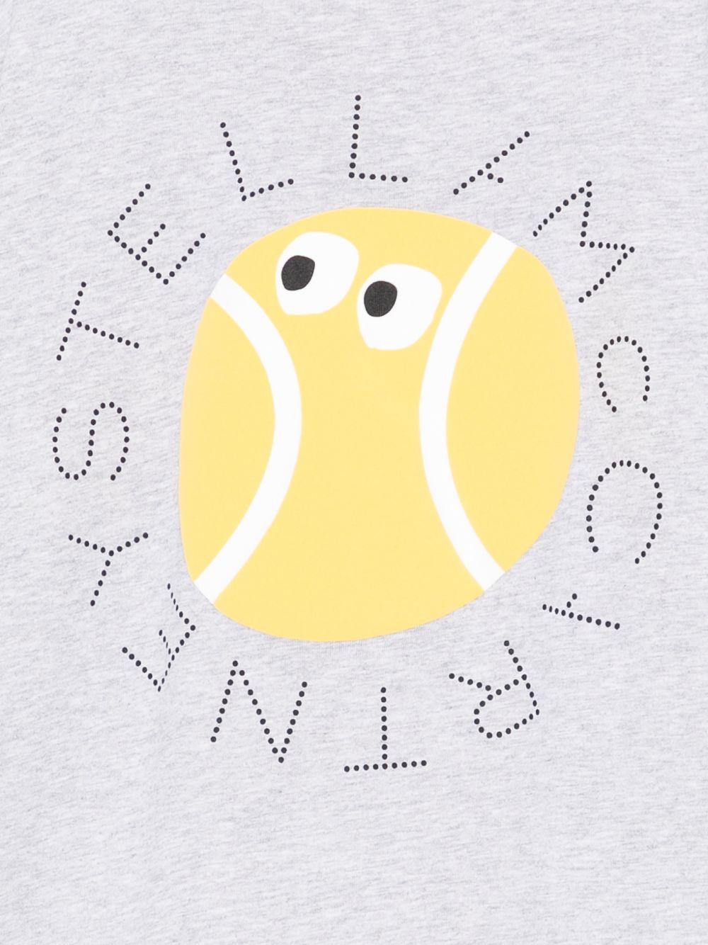 T-shirt per bambino Stella McCartney Kids grigia con stampa grafica - Rubino Kids