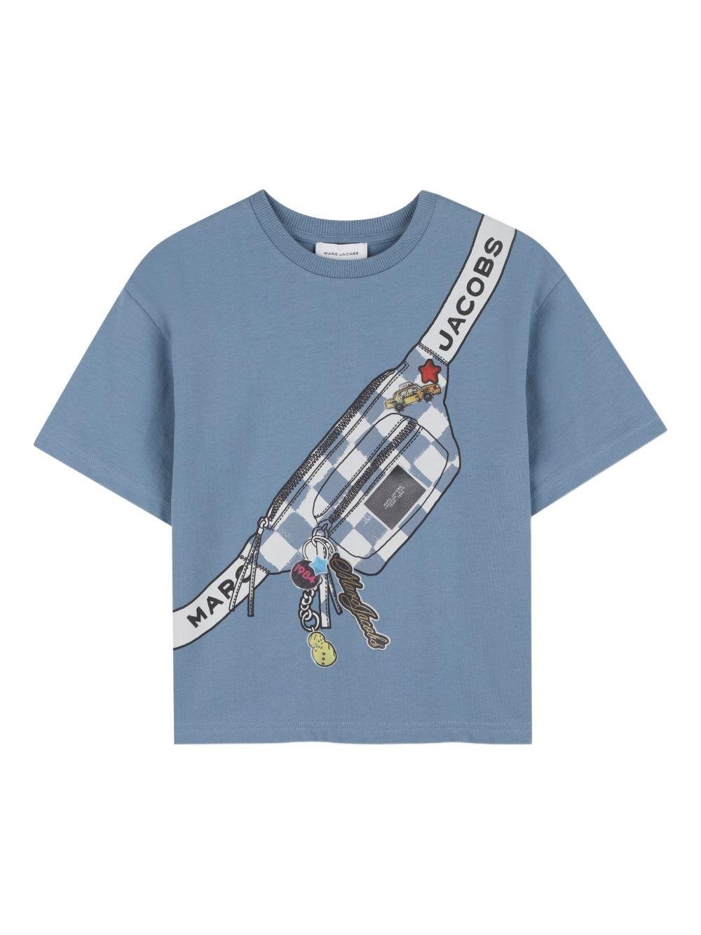 T-shirt per bambino The Marc Jacobs Kids con stampa grafica sul davanti - Rubino Kids