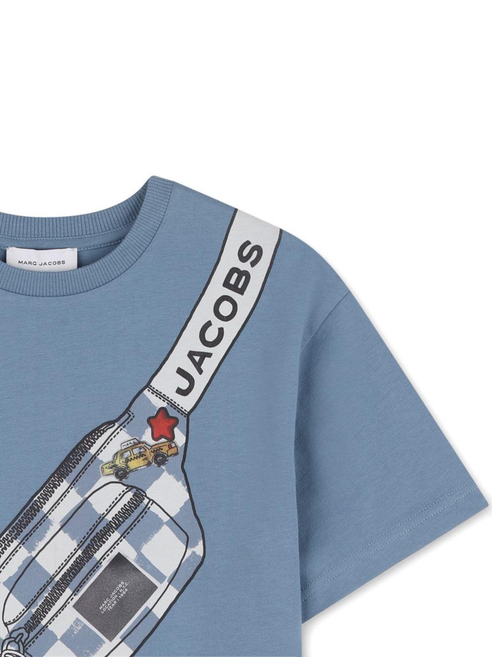 T-shirt per bambino The Marc Jacobs Kids con stampa grafica sul davanti - Rubino Kids