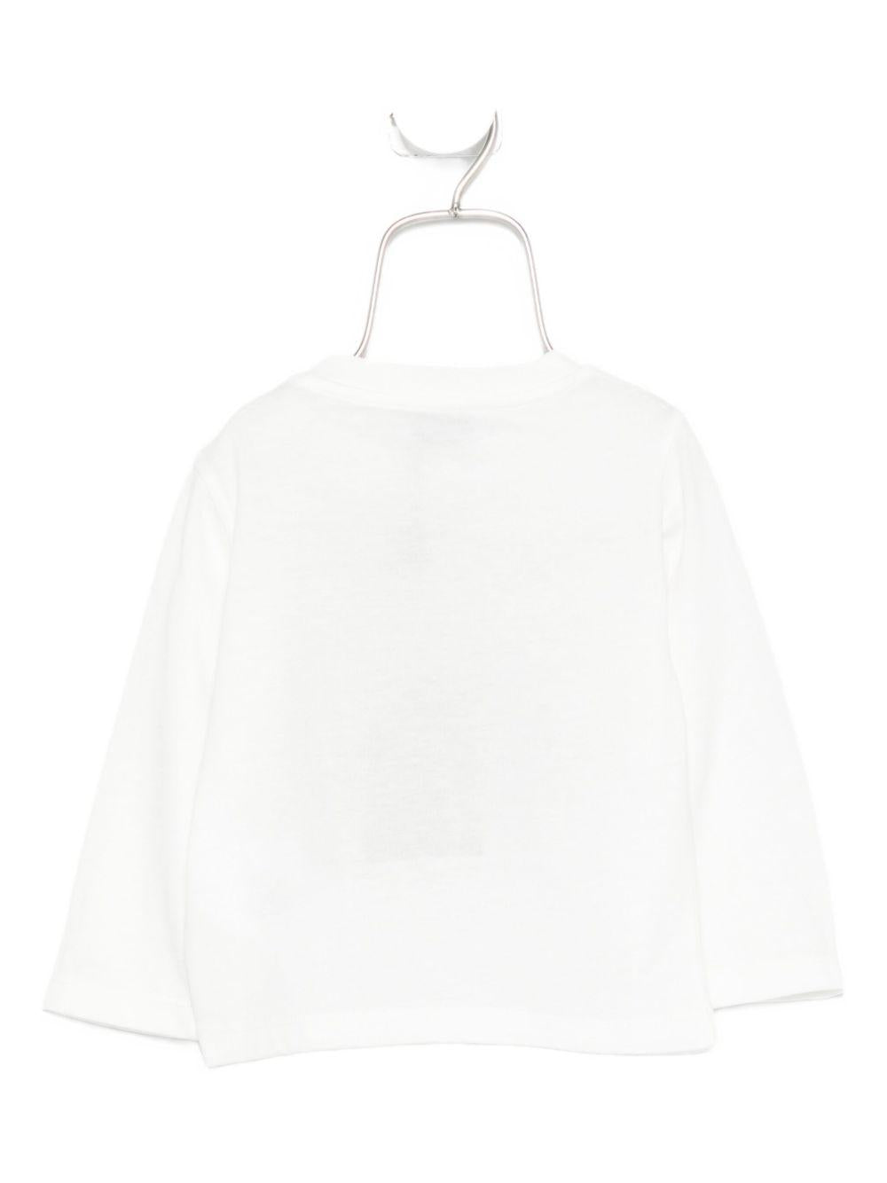 T-shirt per neonata ETRO KIDS bianca con motivo Pegaso - Rubino Kids