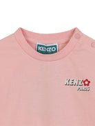 T-shirt per neonata Kenzo Kids rosa con motivo Boke Flower - Rubino Kids