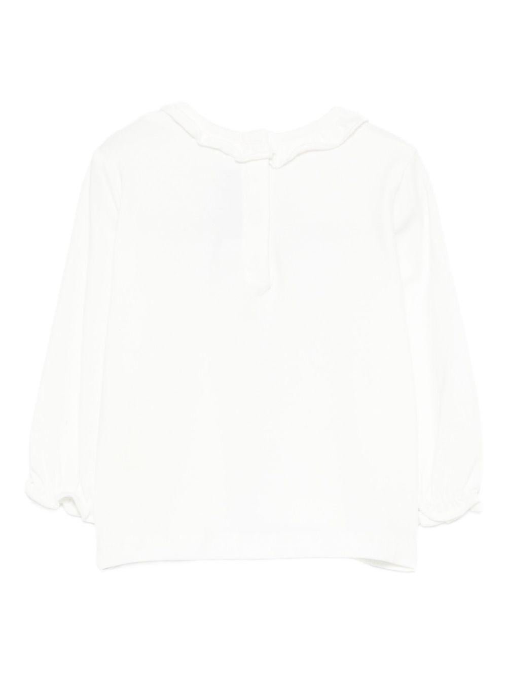 T-shirt per neonata Tartine Et Chocolat bianca con stampa gatti - Rubino Kids