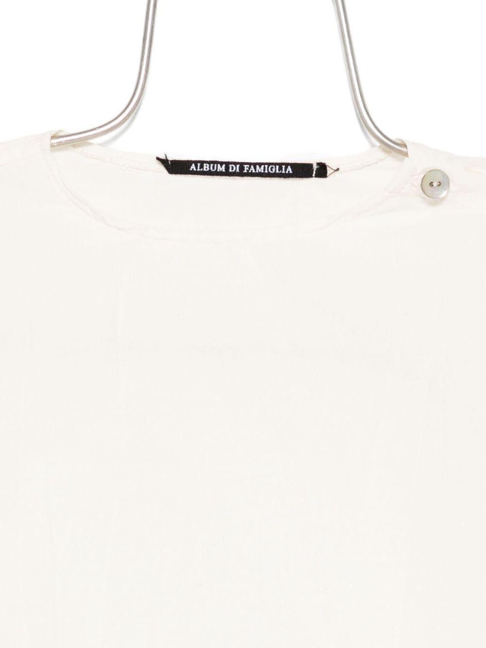 T-shirt per neonato Album di Famiglia Kids beige con girocollo - Rubino Kids
