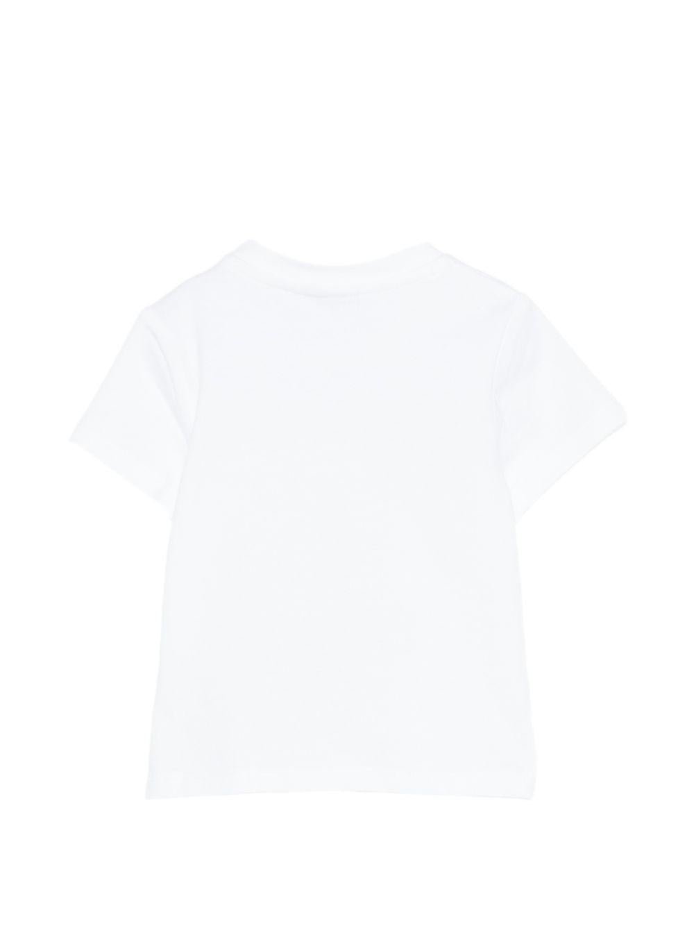 T-shirt per neonato Boss Kids bianca con dettaglio logo - Rubino Kids