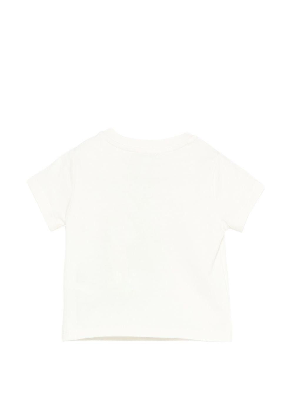 T-shirt per neonato Etro Kids bianca con dettaglio sul davanti - Rubino Kids