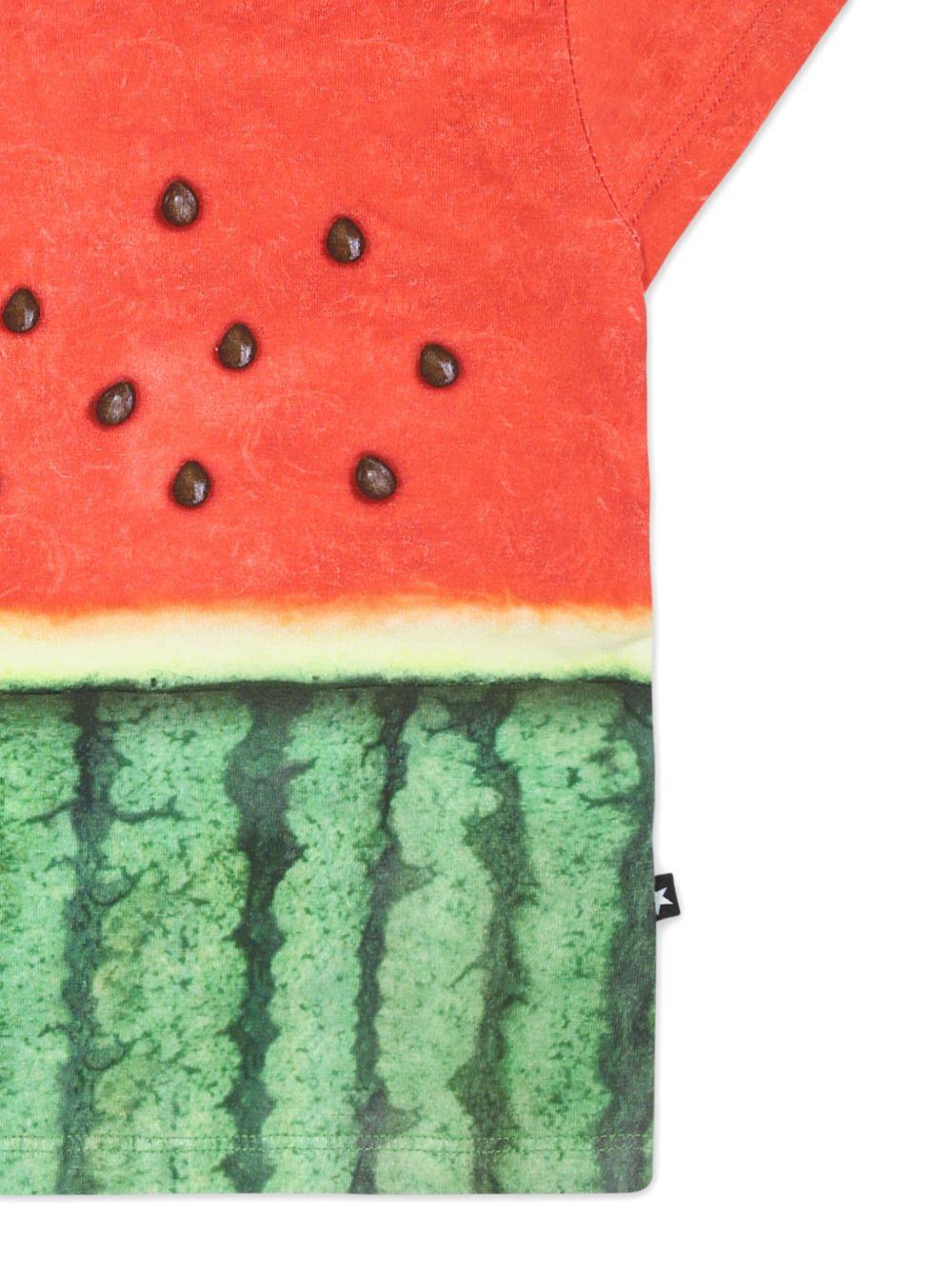 T-shirt per neonato Molo mutlicolore con stampa frutta - Rubino Kids