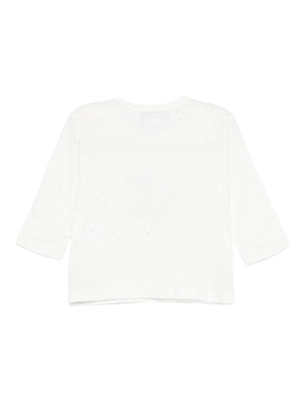 T-shirt per neonato Tartine Et Chocolat bianca con stampa procione - Rubino Kids