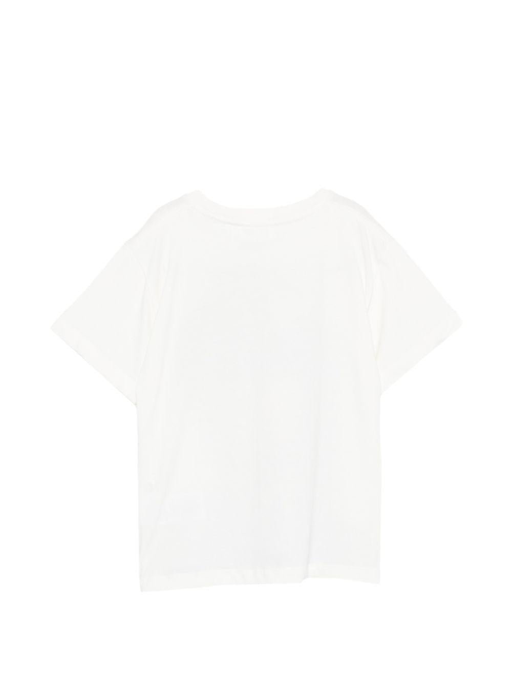 T-shirt Riley per bambino Molo bianca con stampa grafica - Rubino Kids