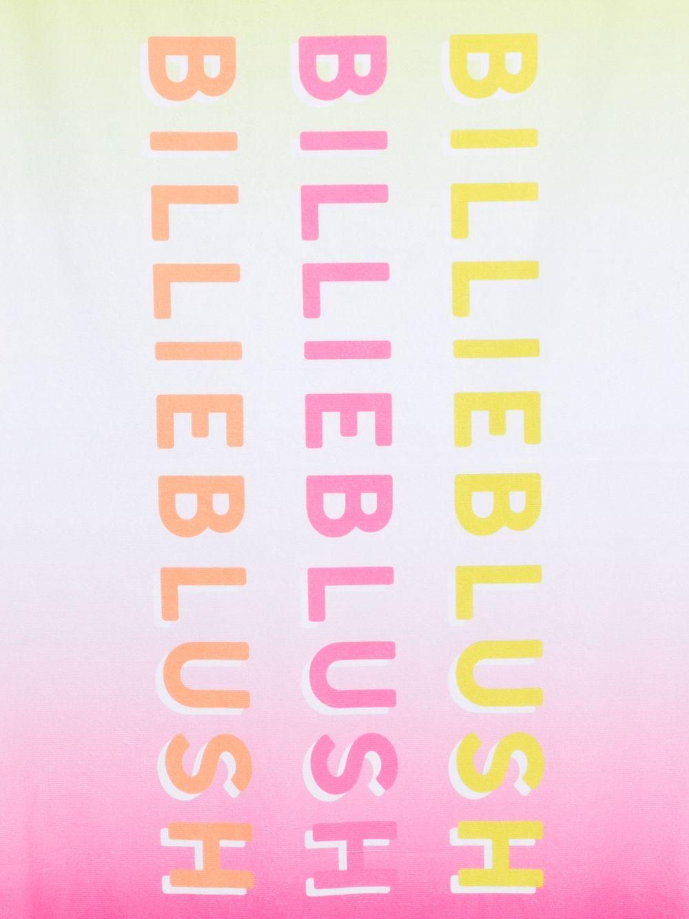 Telo mare per bambina Billieblush rosa con dettaglio logo colorato - Rubino Kids