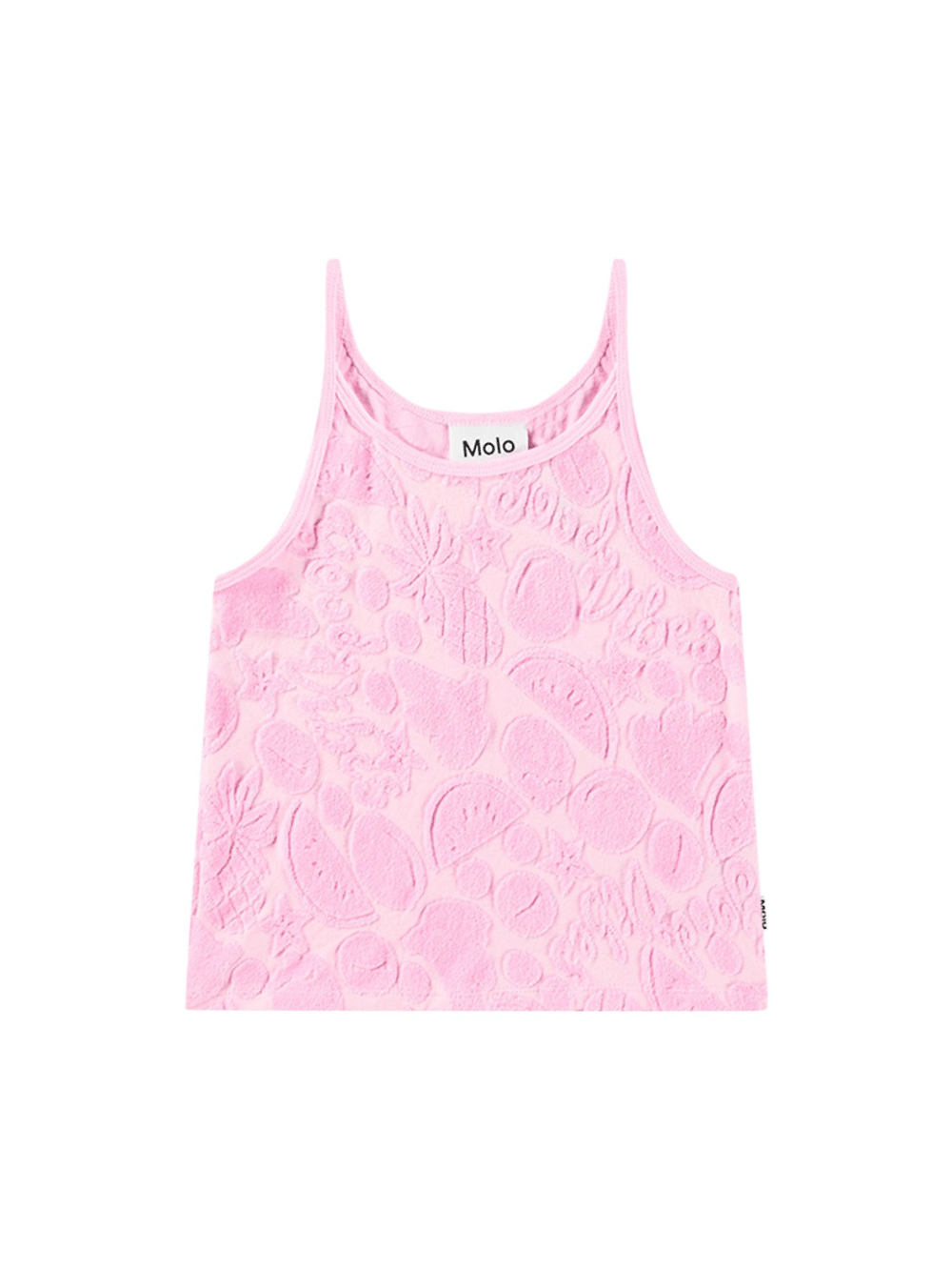 Top per bambina Molo rosa con stampa grafica all - over - Rubino Kids