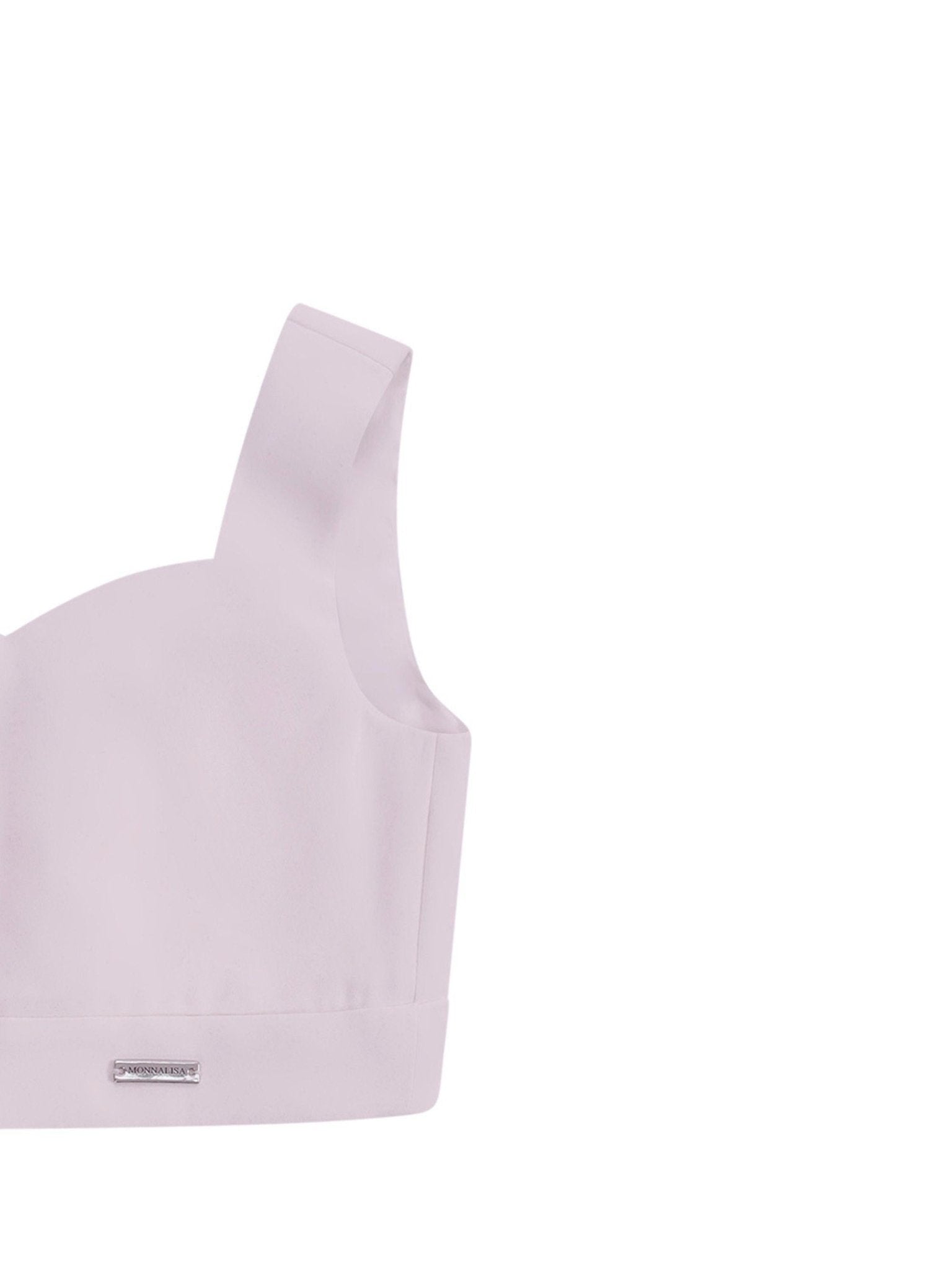 Top per bambina Monnalisa bianco con bottoni - Rubino Kids