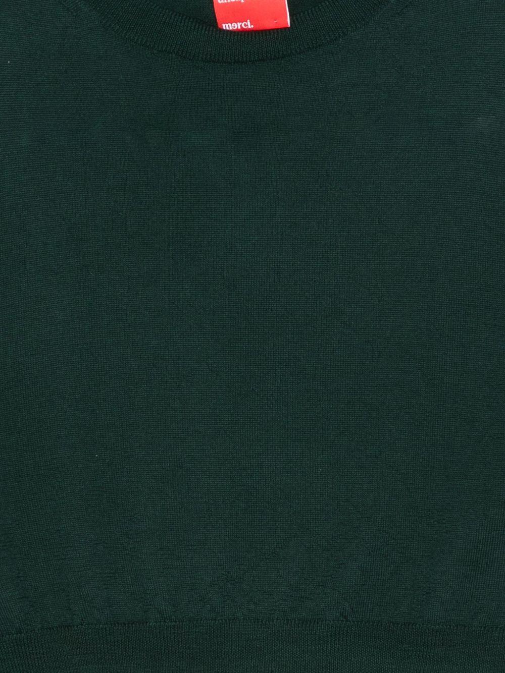 Top smanicato per donna Merci verde con scollo rotondo - Rubino Kids