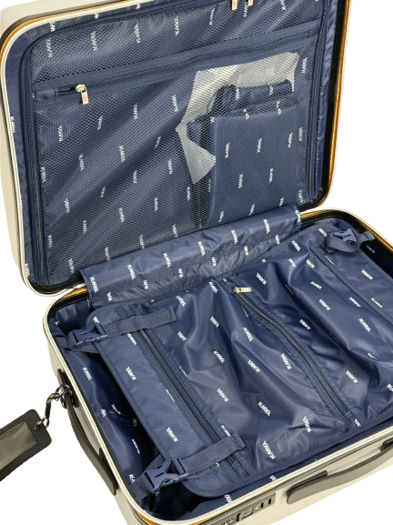 Trolley Eudoxieur per bambini K - Way Kids grigio con monogramma K - Way in rilievo tono su tono - Rubino Kids