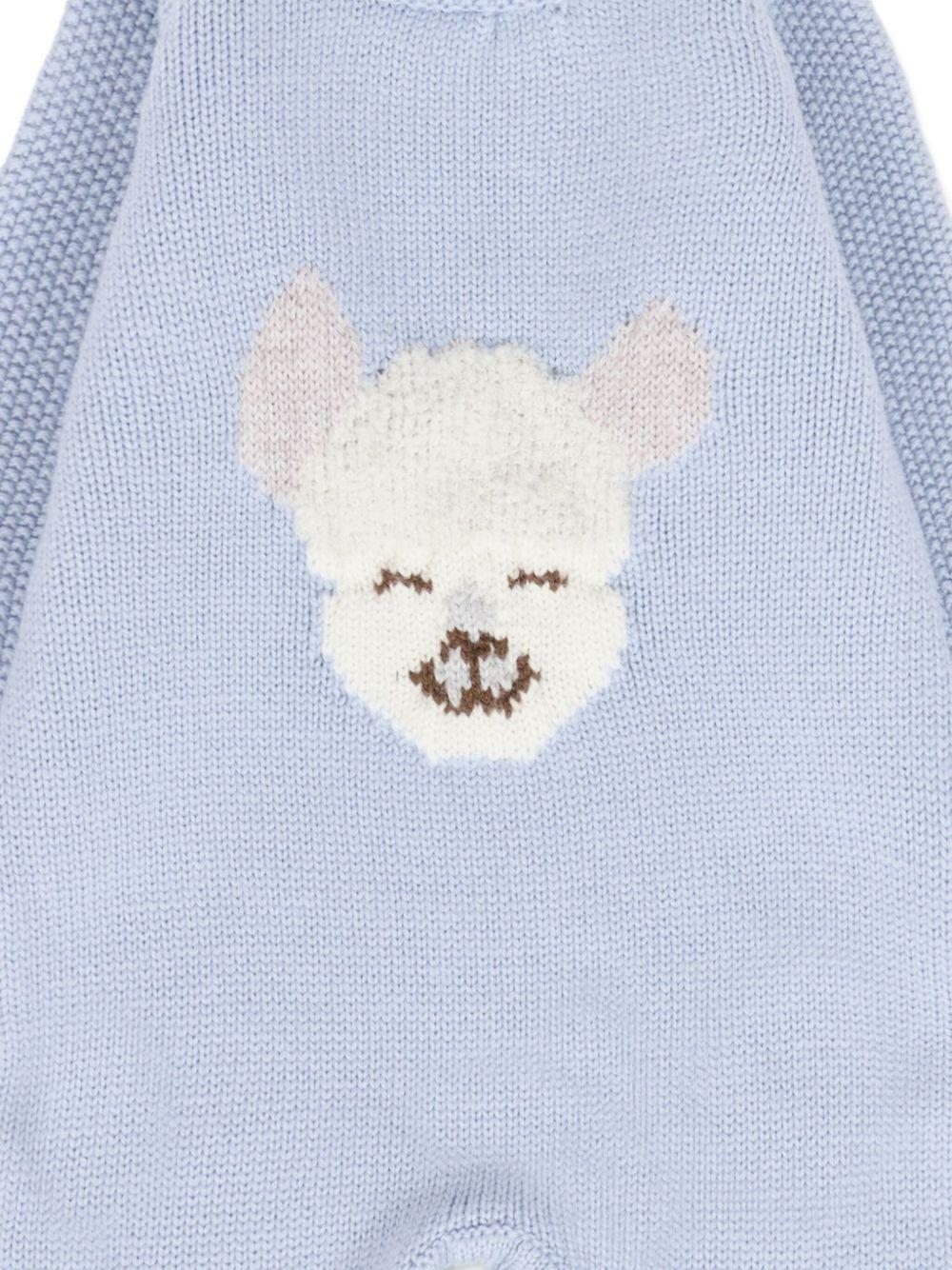 Tuta intera per neonato Gensami kids blu con applicazione - Rubino Kids