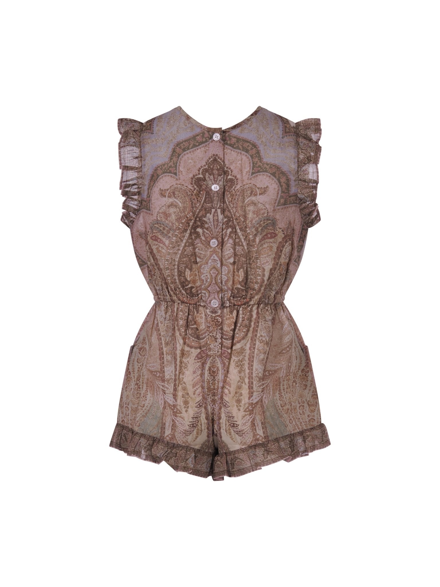 Tuta per bambina Zimmermann Kids multicolore con design floreale - Rubino Kids