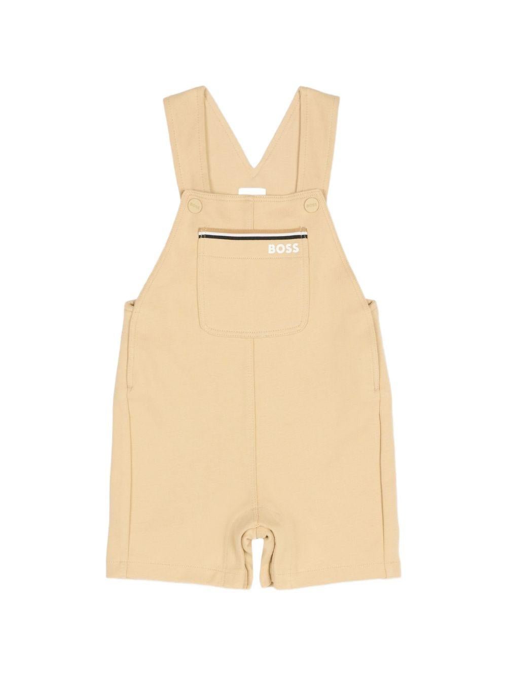 Tutina da neonato Boss Kids beige con taschino - Rubino Kids