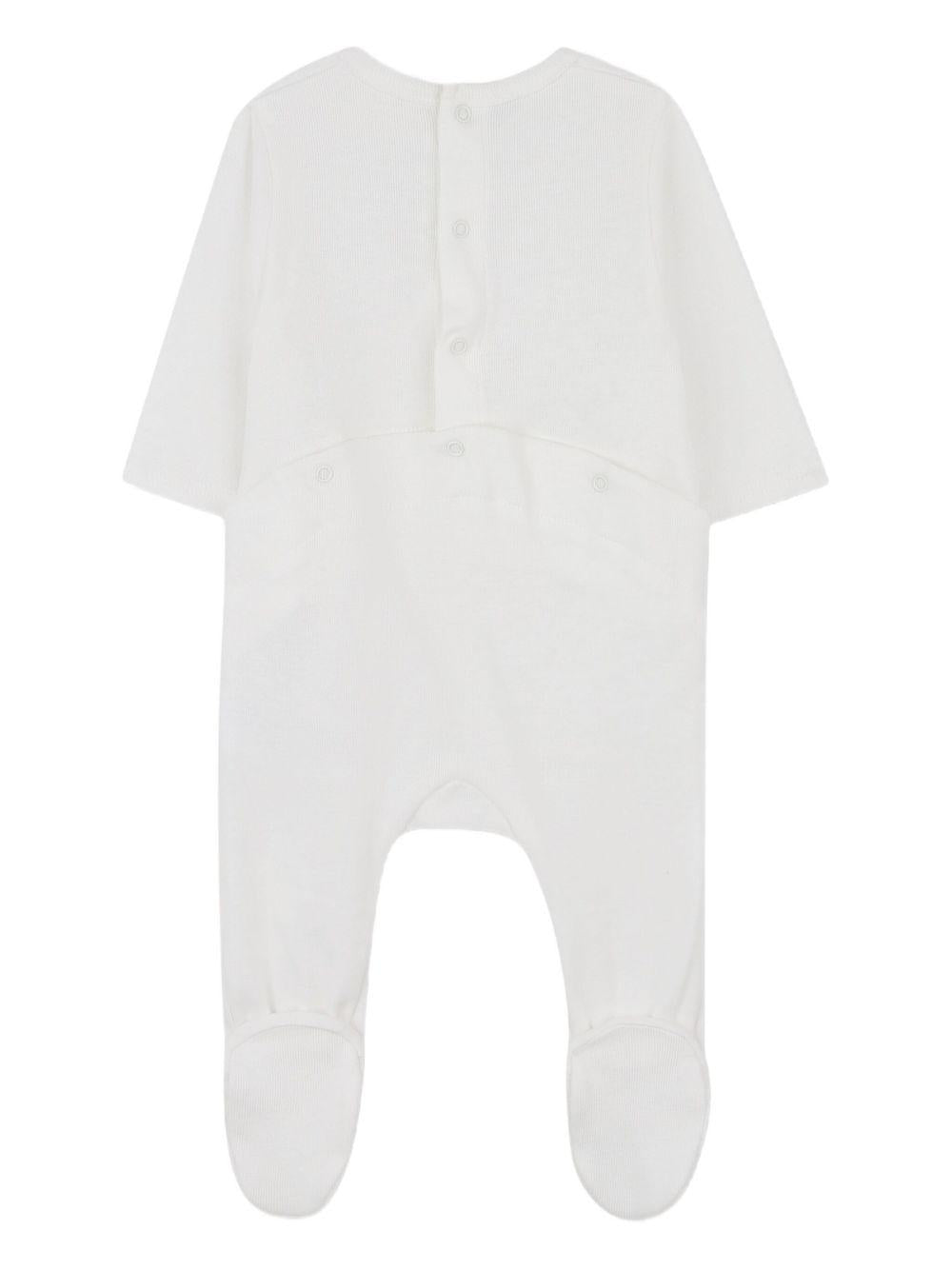 Tutina per neonata Chloé Kids rosa con colletto in pizzo - Rubino Kids