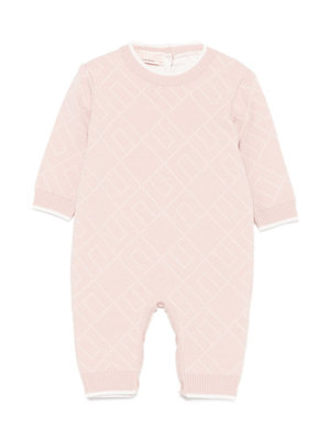 Tutina per neonata Elisabetta Franchi La Mia Bambina rosa con stampa