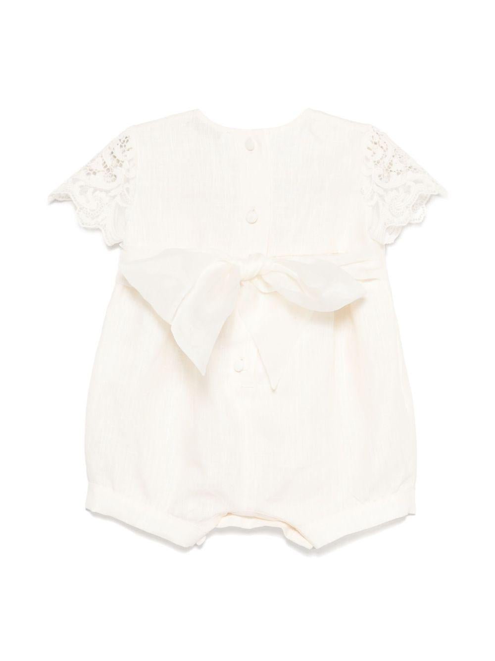Tutina per neonata JESURUM BABY Piccola Carla beige con dettagli in pizzo - Rubino Kids