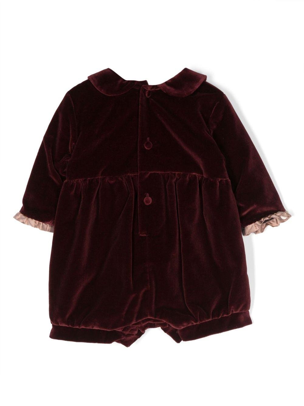 Tutina per neonata JESURUM BABY rosso con ruches - Rubino Kids