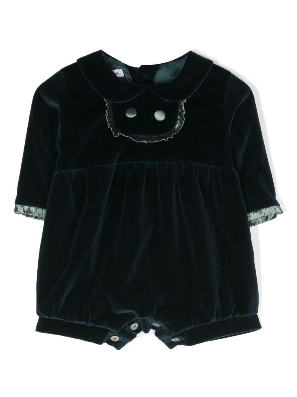 Tutina per neonata JESURUM BABY verde con ruches - Rubino Kids