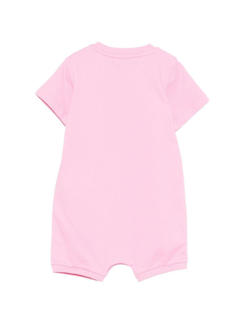 Tutina per neonata Moschino Kids rosa con ricamo Teddy Bear - Rubino Kids
