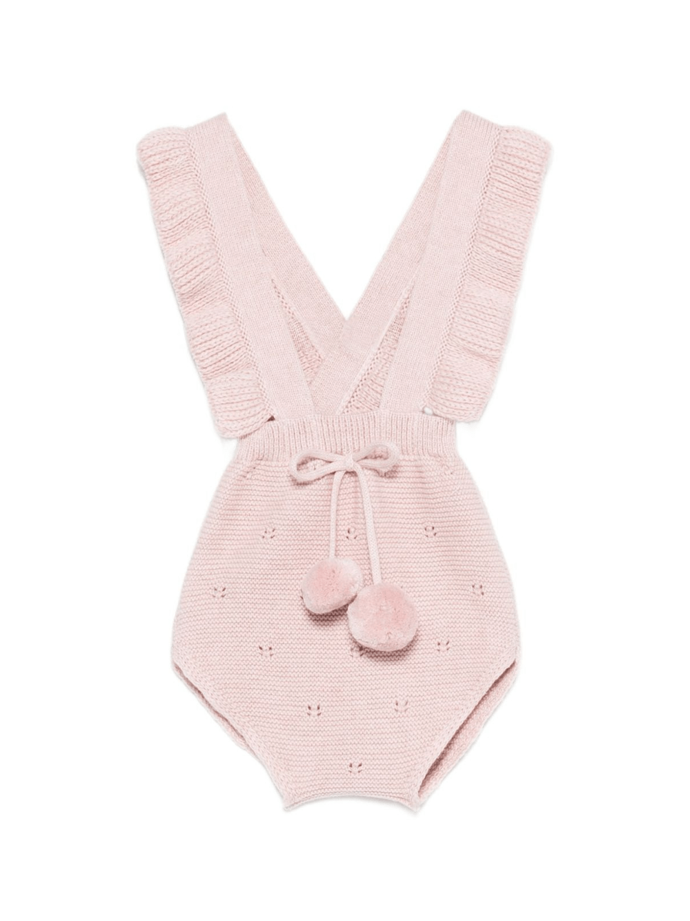 Tutina per neonata Paz Rodríguez rosa con pompon - Rubino Kids