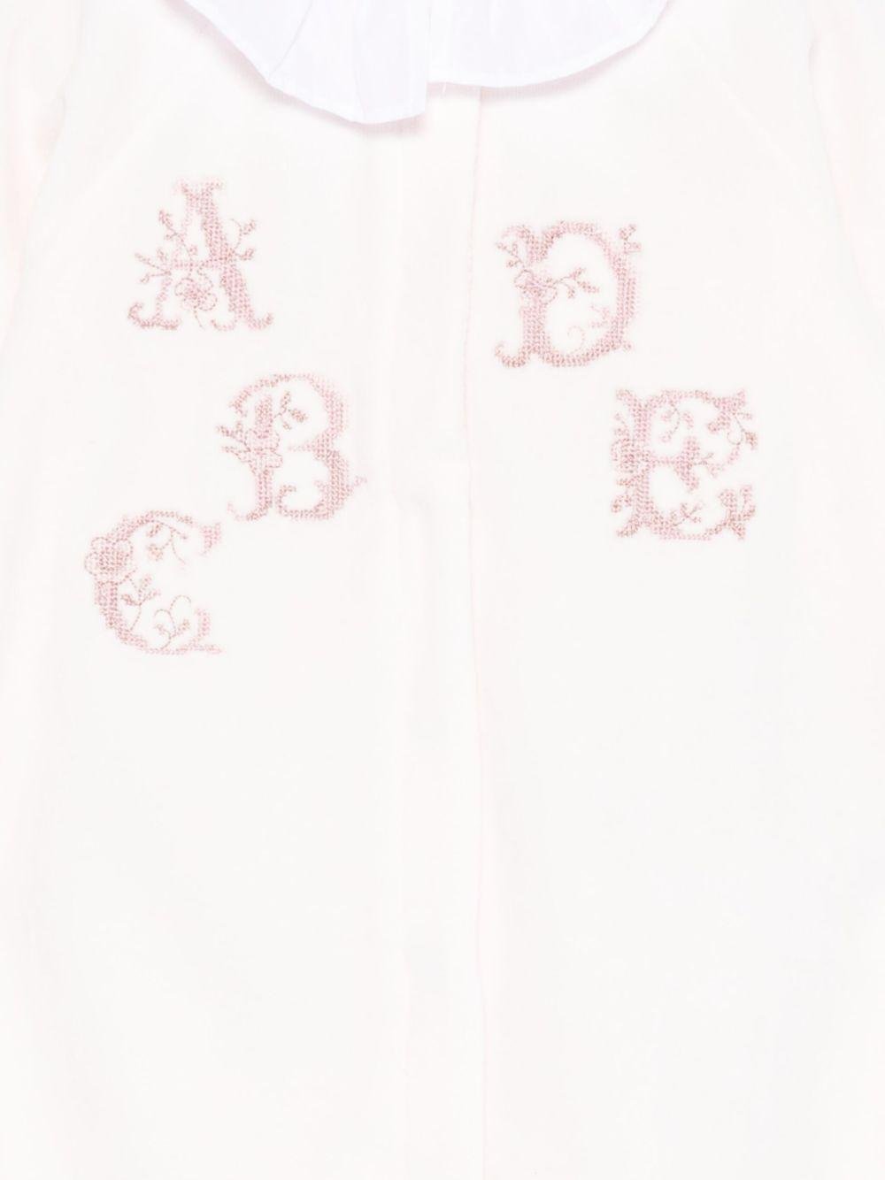 Tutina per neonata Tartine Et Chocolate rosa con lettere ricamate - Rubino Kids