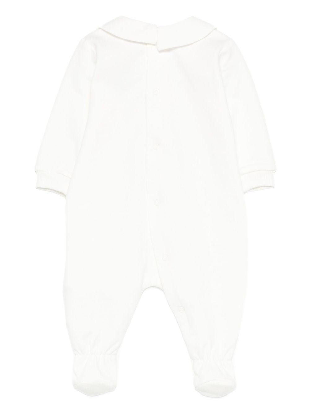 Tutina per neonati Moschino Kids bianca con stampa Teddy Bear - Rubino Kids