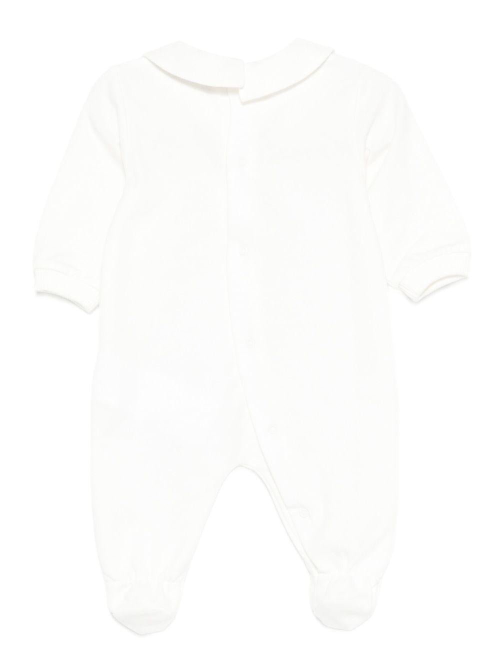 Tutina per neonati Moschino Kids bianco con stampa Teddy Bear - Rubino Kids