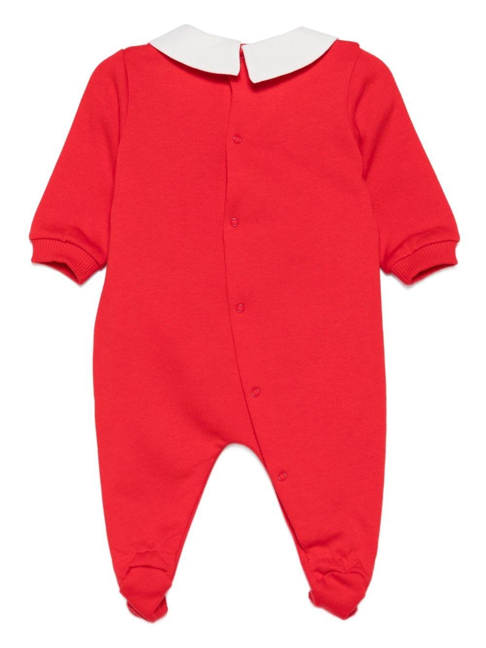 Tutina per neonati Moschino Kids rossa con orsacchiotto - Rubino Kids